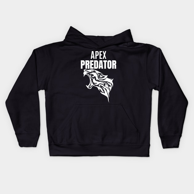 Apex Predator - panther Kids Hoodie by RIVEofficial